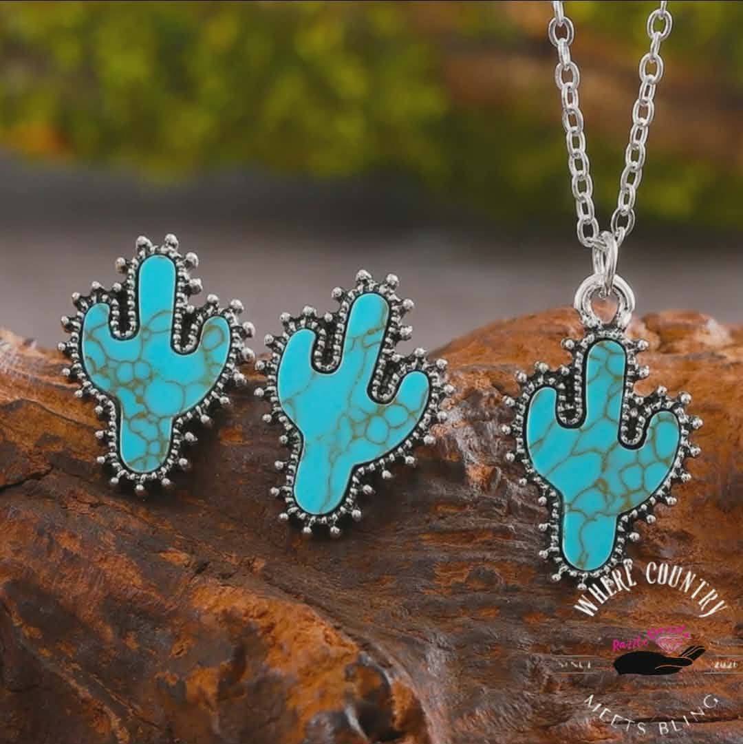 Cactus Trail necklace set