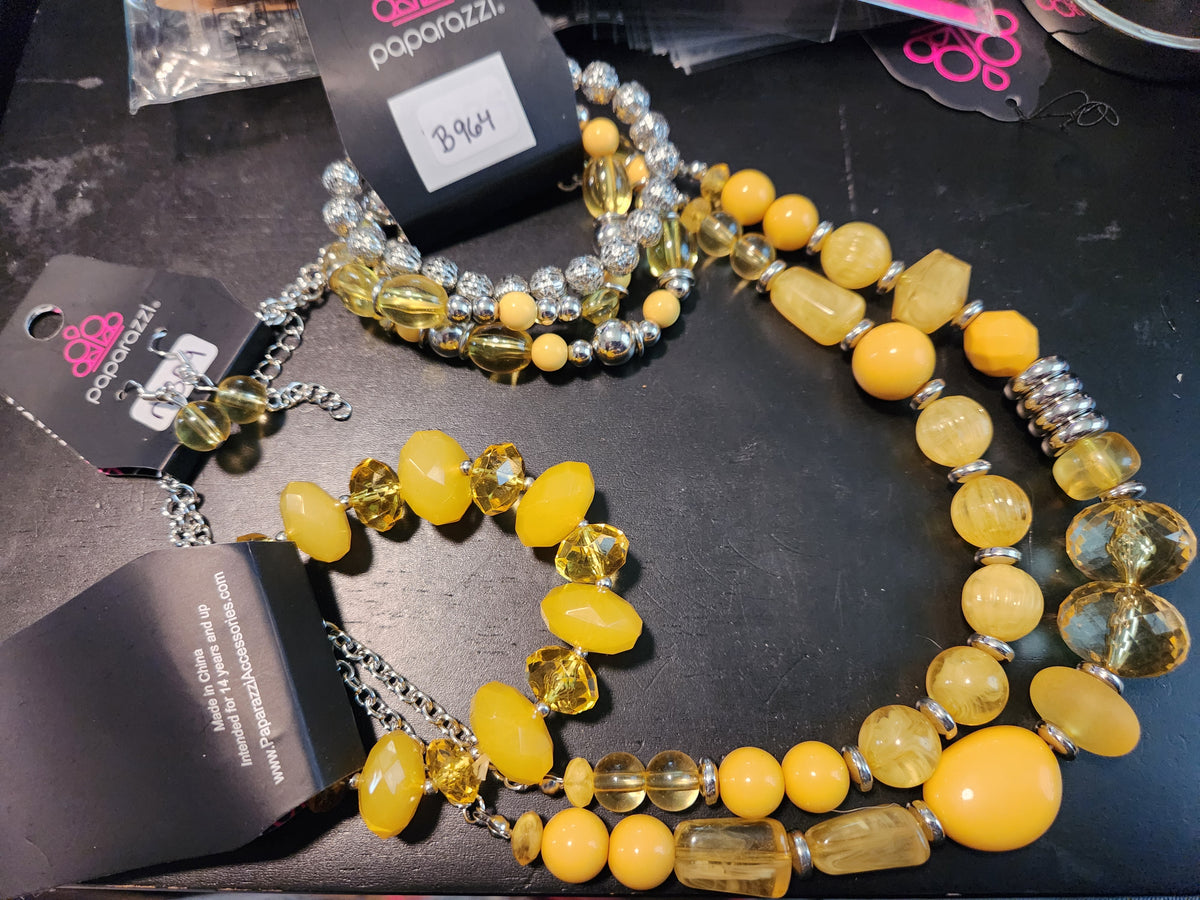 3 pc yellow set