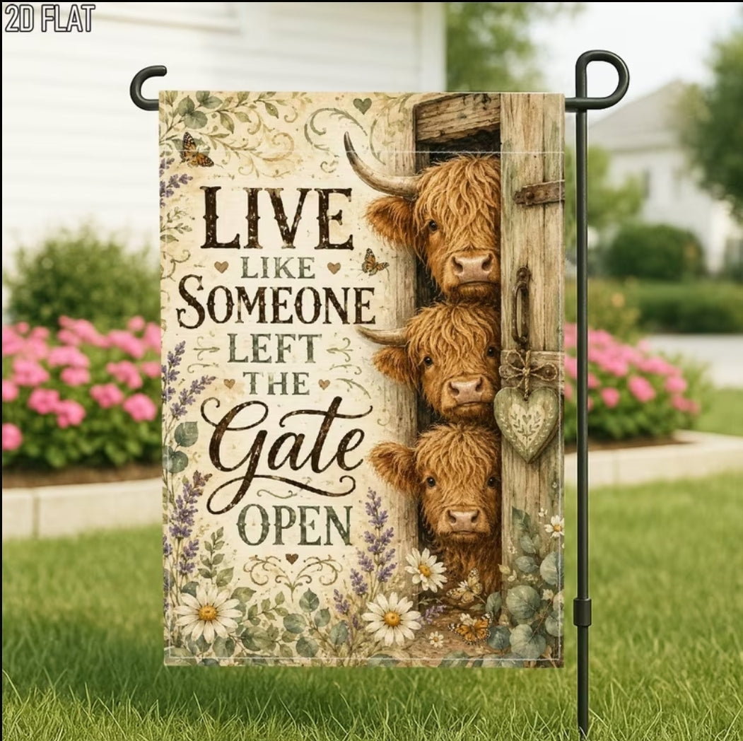 12x18 Garden Flags - Country Farm and Western