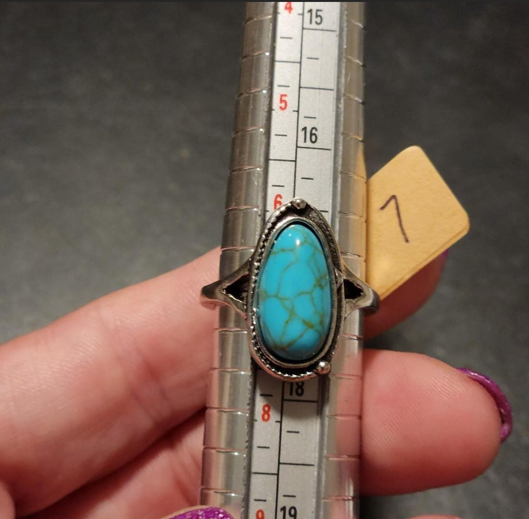 Turquoise Ring sz 7